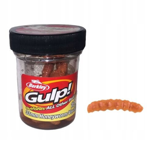 BERKLEY GULP! Alive Honey Worm 45mm Natural