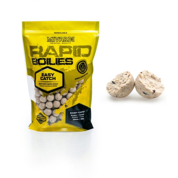 MIVARDI Rapid Boilies Easy Catch - Scopex + Cream 16mm 950gr