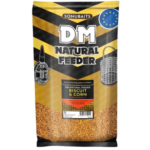 SONUBAITS DM Natural Feeder Biscuit & Corn 1kg