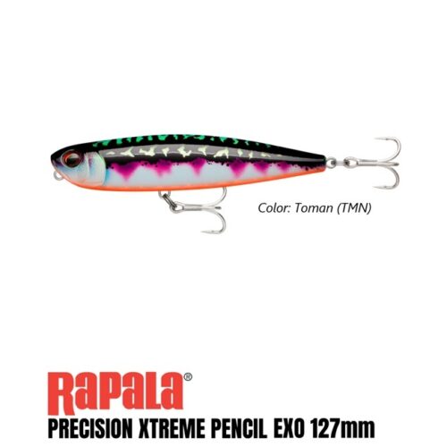 RAPALA Precision Xtreme Pencil Exo RXPRE127 TMN