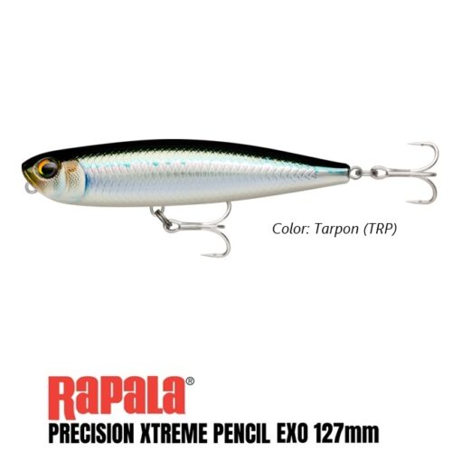 RAPALA Precision Xtreme Pencil Exo RXPRE127 TRP