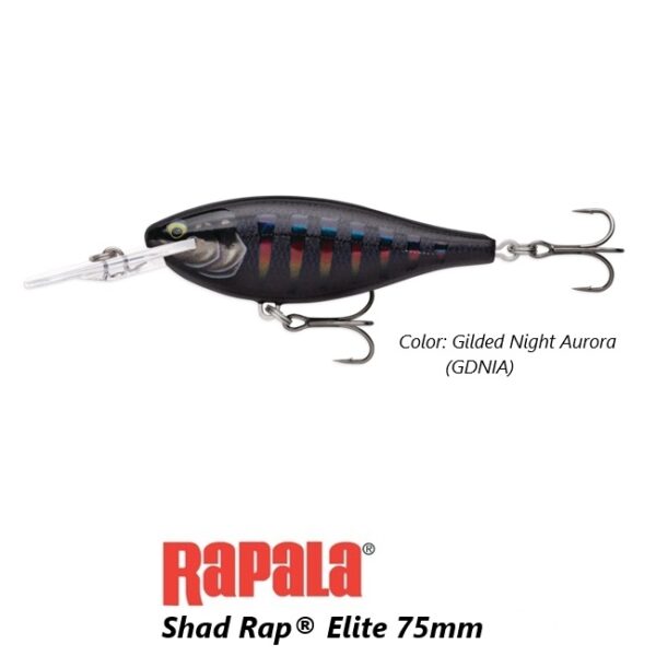 RAPALA SHAD RAP ELITE SRE75 GDNIA