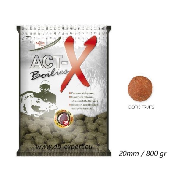 carp zoom act-x Boilies Exotic Fruit 20mm