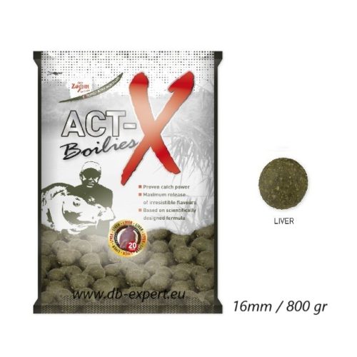 carp zoom act-x Boilies Liver 16mm