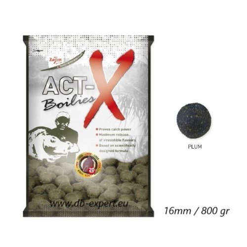 carp zoom act-x Boilies Plum 16mm