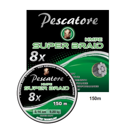 pescatore super braid 8x 150m