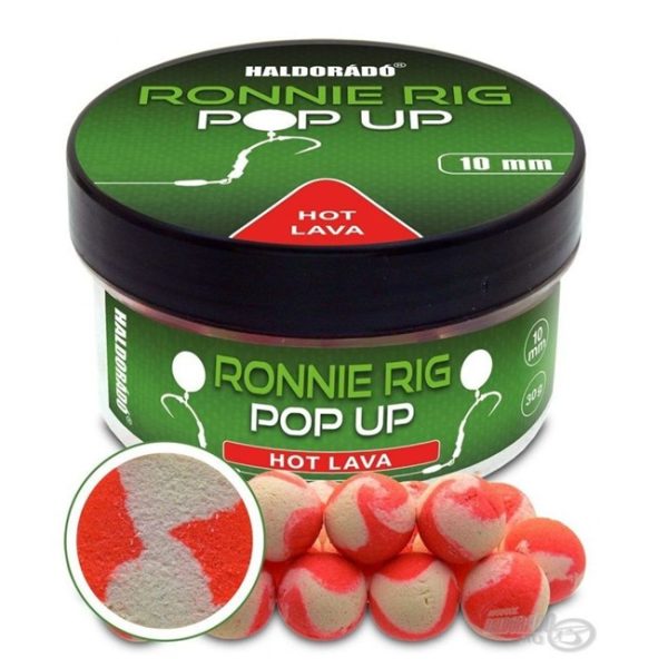 HALDORADO Ronnie Rig Pop Up 10 mm Hot Lava