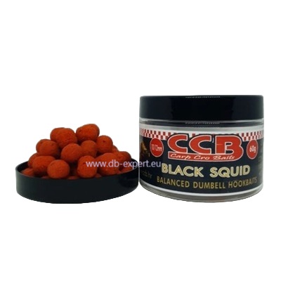 CCB Balanced Dumbell Hookbait Black Squid 10/12mm 60gr