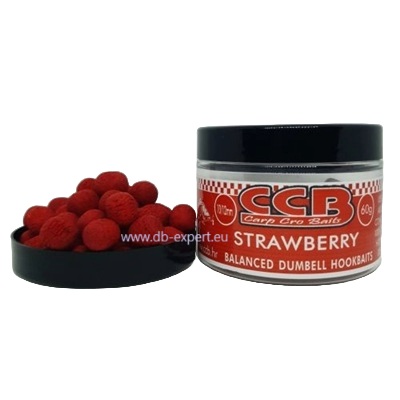 CCB Balanced Dumbell Hookbait Strawberry 10/12mm 60gr