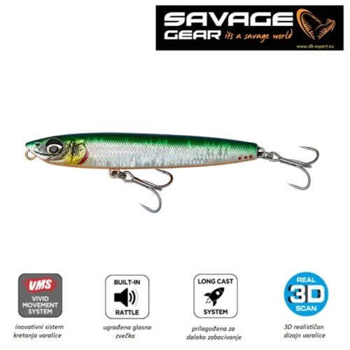 Savage Gear Cast Hacker 9.5cm 26g FS BGO LS